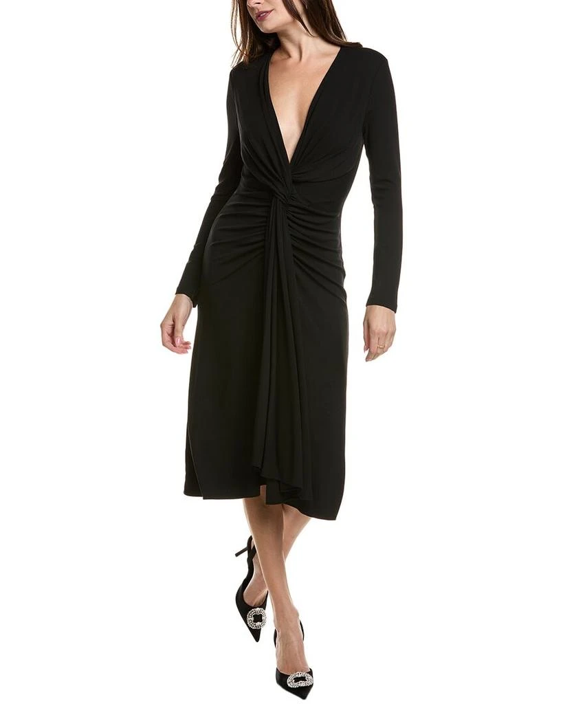 Michael Kors Gathered Midi Dress - Dresses & Skirts - BeyondStyle