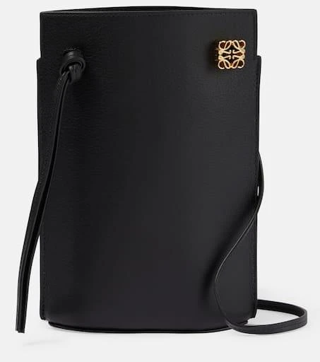 Loewe Dice pocket leather shoulder bag 1