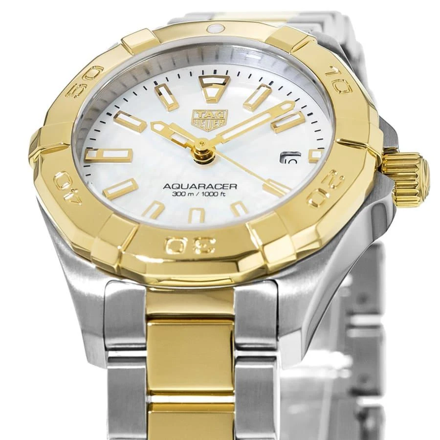 TAG Heuer Aquaracer Lady 300M 27MM Quartz 18K Yellow Gold Plated Steel Women's Watch WBD1420.BB0321 2
