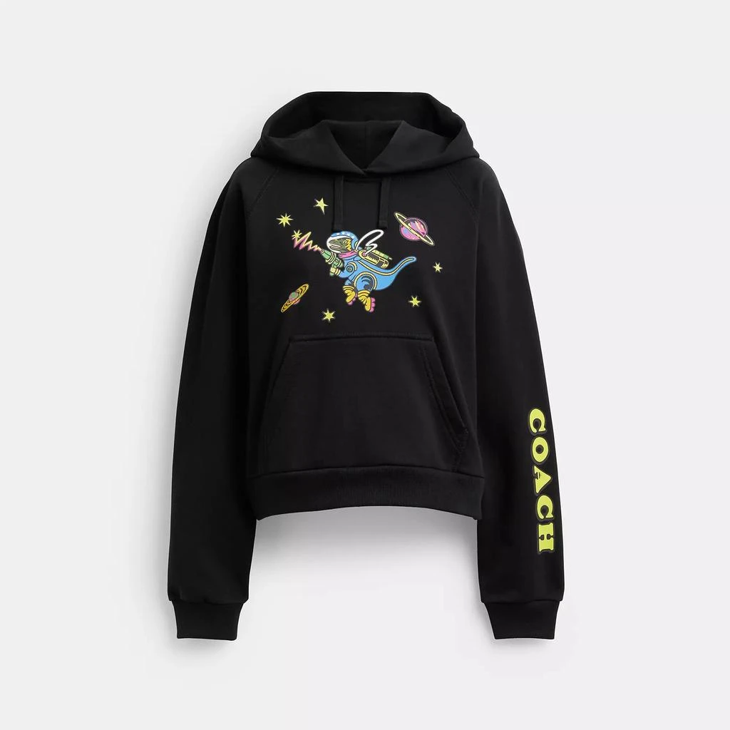 Coach Cosmic Coach Rexy Print Raglan Hoodie 1