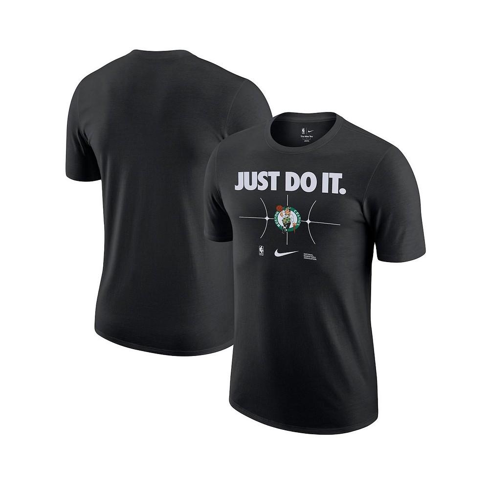 Nike Men's Black Boston Celtics Just Do It T-shirt