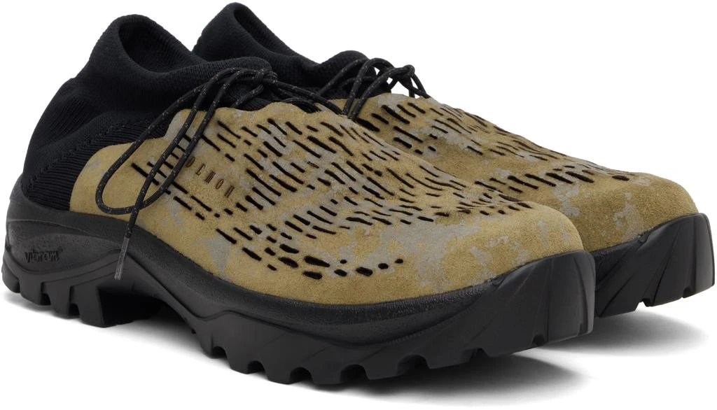 Demon SSENSE Exclusive Black & Khaki Cambriana Sneakers 4