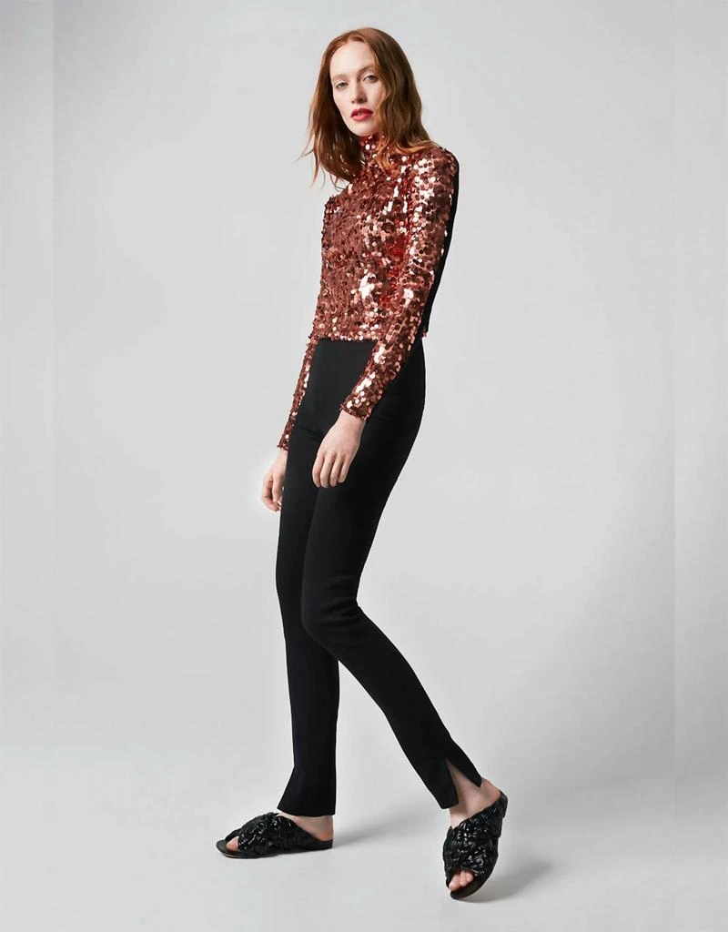 Smythe Smythe - High Waisted Side Slit Pant 3