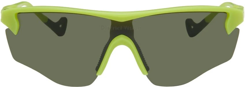 District Vision Green & Black Junya Racer Sunglasses 1