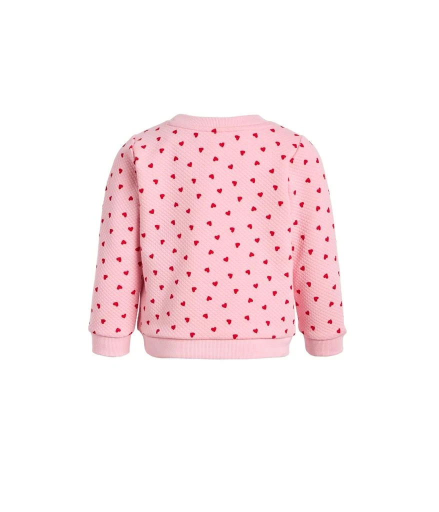 Janie and Jack Hearts Mattelasse Sweatshirt (Infant) 2
