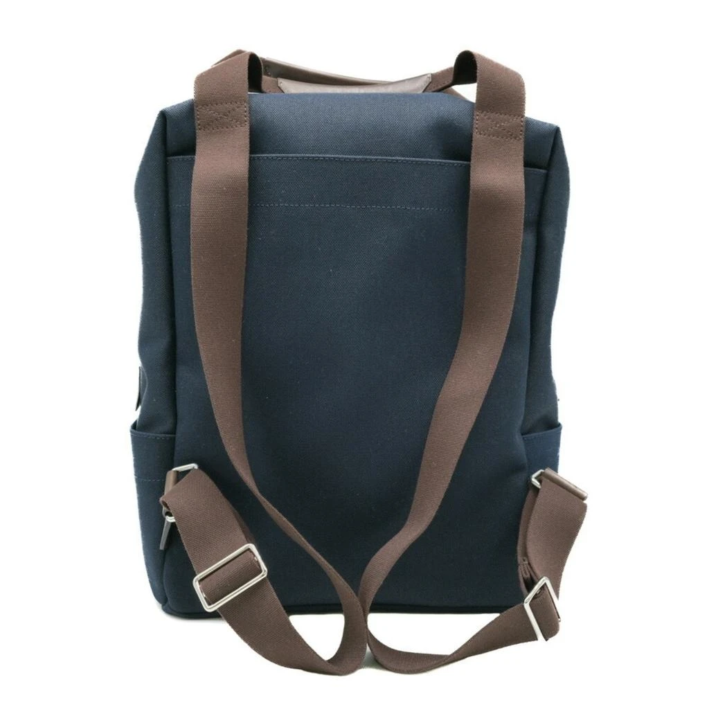Hermes Navy Canvas Backpack (Pre-Owned) 5