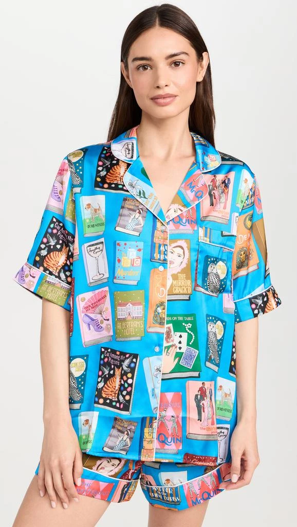 Karen Mabon Agatha Christie Queen of Crime Short Sleeve PJ Set 1