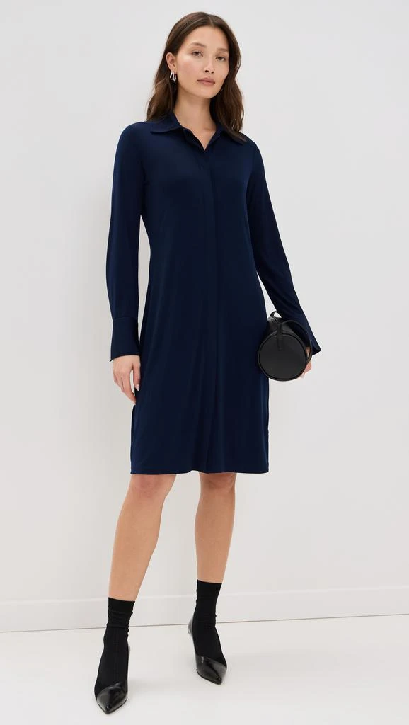 Vince Long Sleeve Polo Dress 4