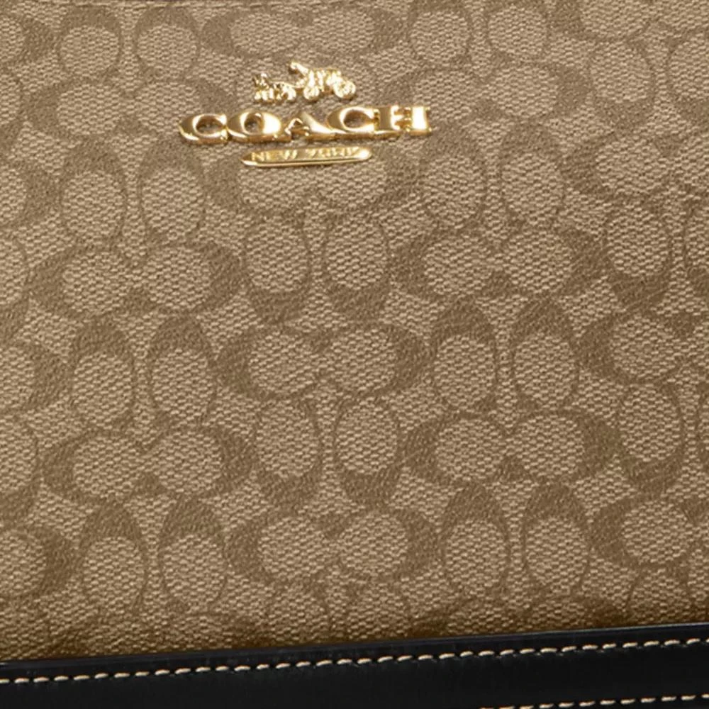 COACH® Teri Shoulder Bag In Signature Canvas 7