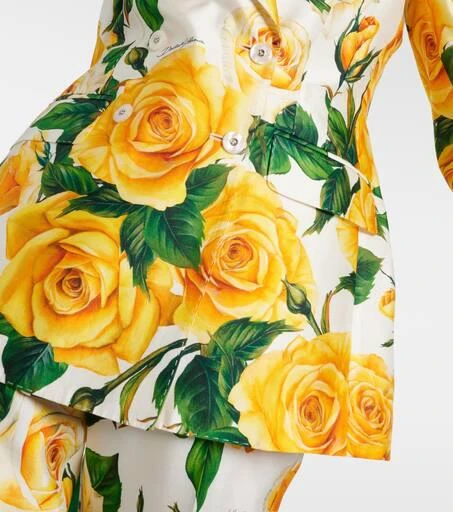 Dolce 
Gabbana Turlington floral silk-blend jacket 5