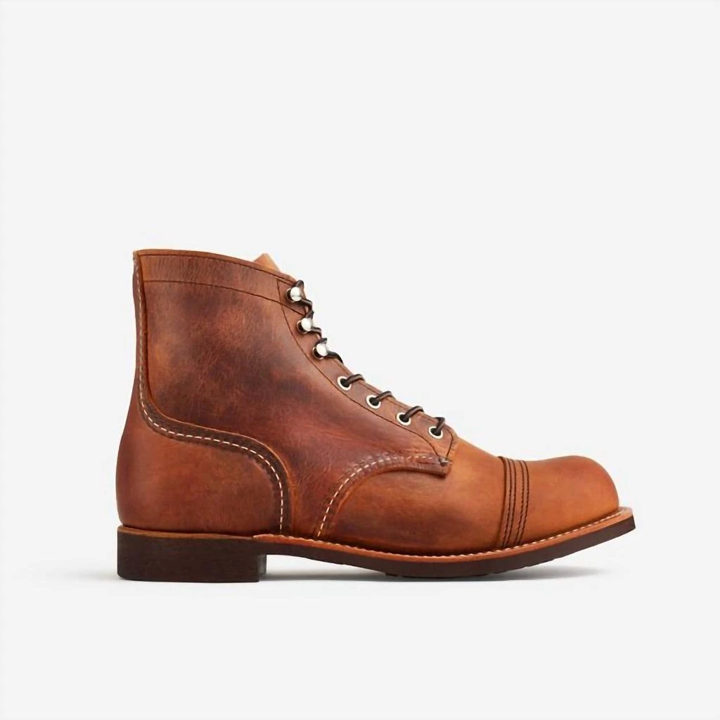 Red Wing Men's Iron Ranger 6" Boots In Copper 1