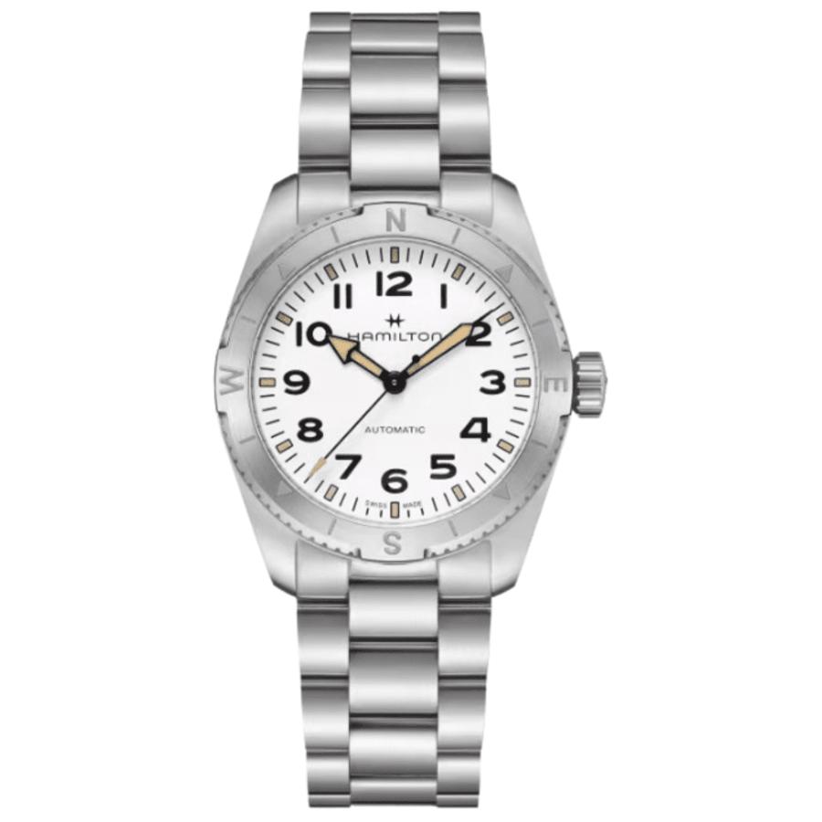 Hamilton Khaki Field Expedition Auto 37mm White Dial Steel Women's Watch H70225110