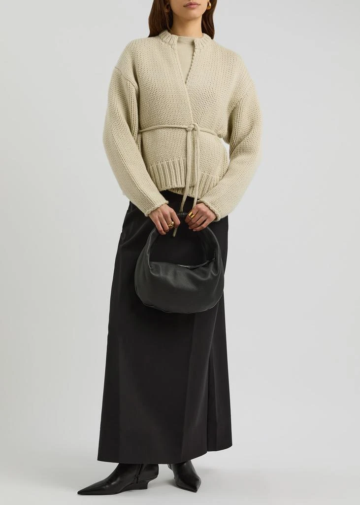 Extreme Cashmere N°384 Ginza belted cashmere cardigan 4