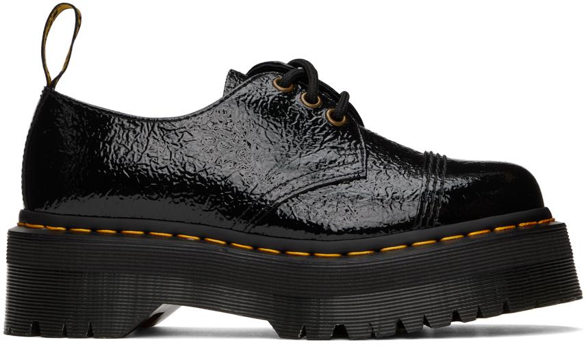 Dr. Martens Black Quad 1461 Platform Derbys