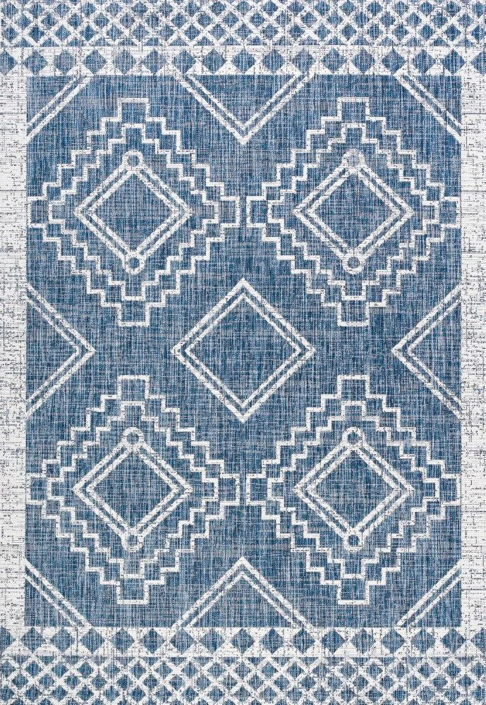 JONATHAN Y Marokko Diamond Tribal Medallion Indoor/Outdoor Area Rug 2
