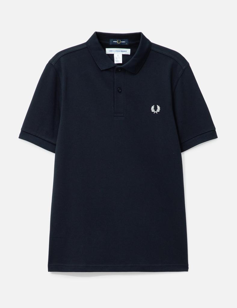 CDG SHIRT CDG Shirt X Fred Perry Short Sleeve Polo "Freedom is energy"