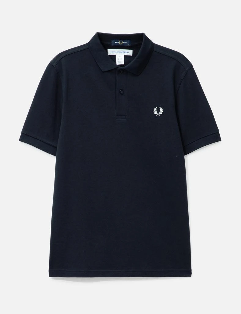 CDG SHIRT CDG Shirt X Fred Perry Short Sleeve Polo "Freedom is energy" 1