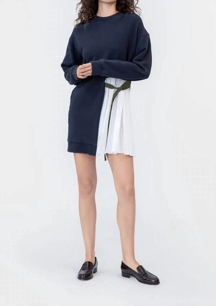 Tanya Taylor Callie Dress In Maritime Blue/white 1