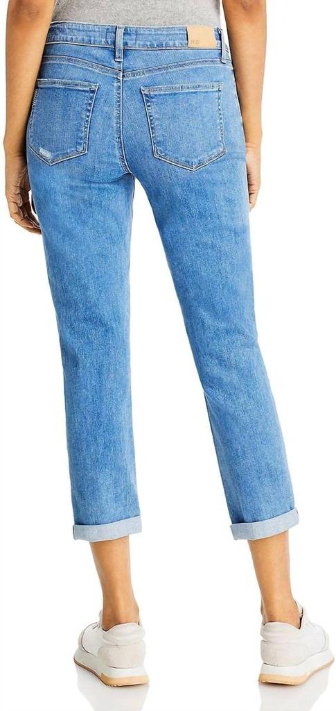 Paige Paige - Women's Brigitte Mid Rise Boyfriend Jeans