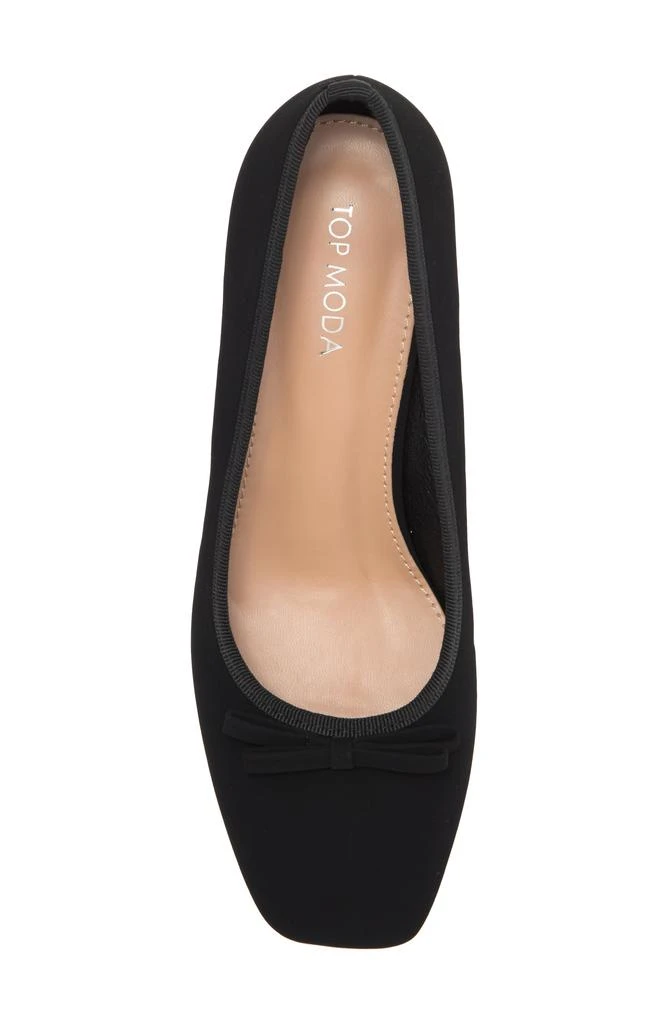 TOP GUY SHOES Elba Square Toe Pump 5