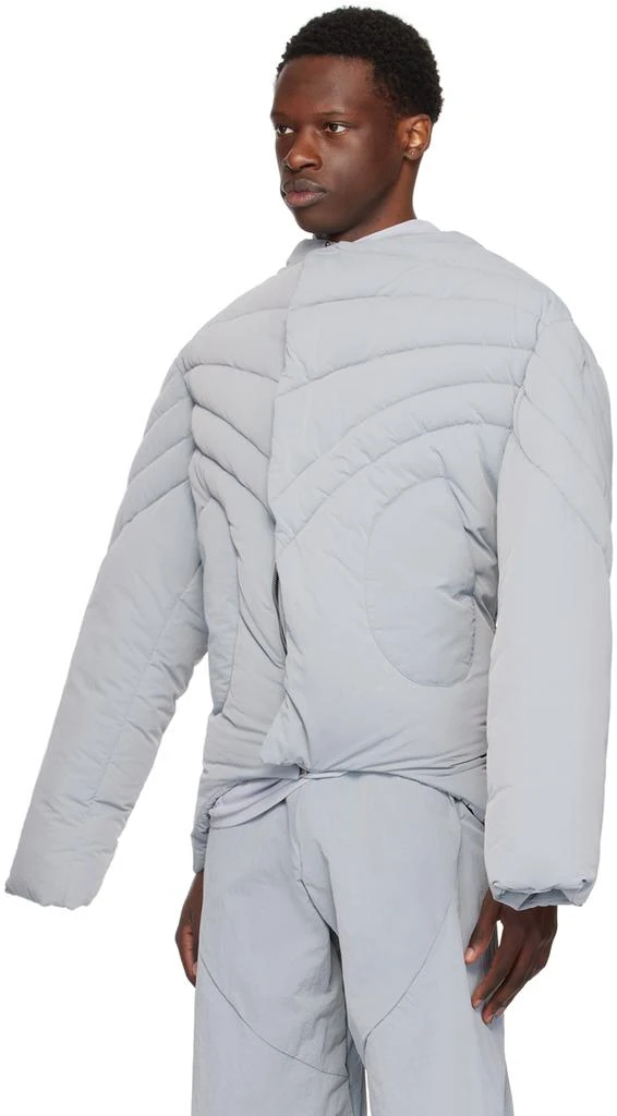 Nuba SSENSE Exclusive Gray Puffer Jacket 4