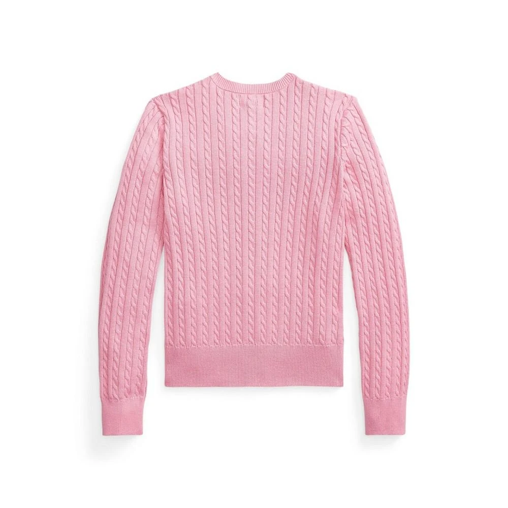 Polo Ralph Lauren Big Girls Mini-Cable Cotton Cardigan Sweater 2