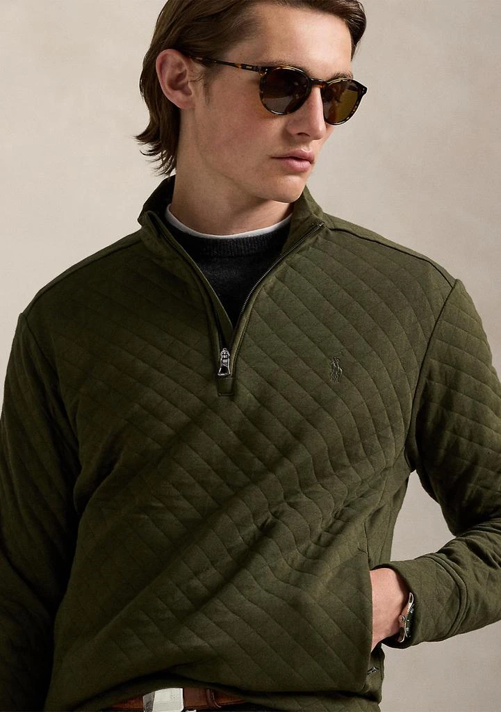 Ralph Lauren Quilted Double-Knit Jersey Pullover 3