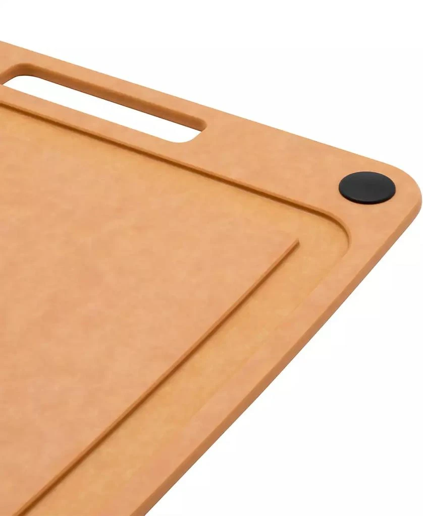 ZWILLING Plant Fiber 14x11.25" Natural with Juice Grooves and Silicone Feet Cutting Board 4