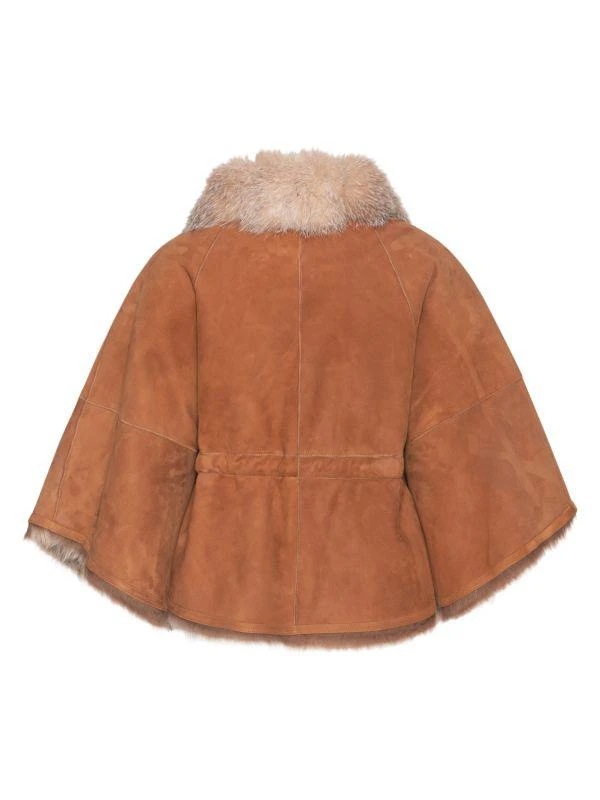 WOLFIE FURS Made for Generation Toscana Shearling Cape 2