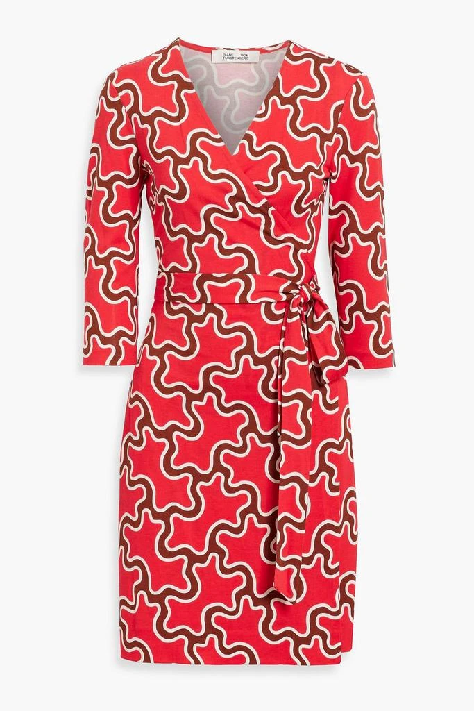 Diane von Furstenberg Julian printed silk-jersey wrap dress