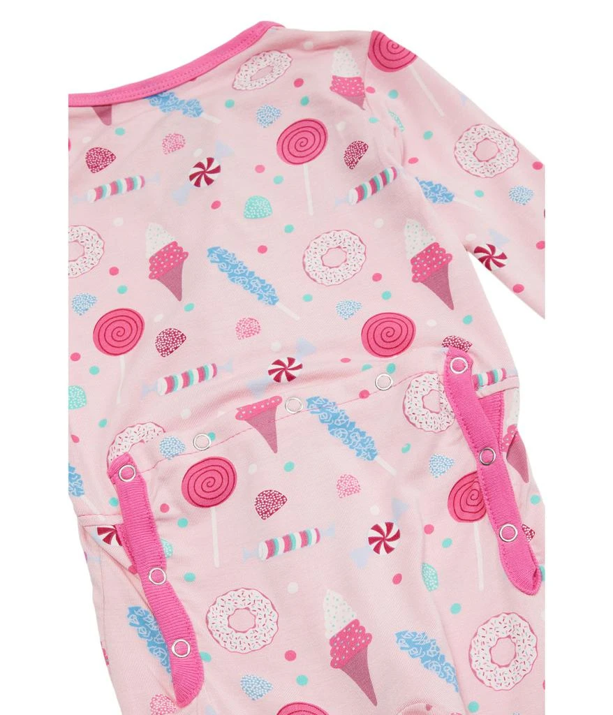 KicKee Pants Print Coverall with Two-Way Zipper (Infant) 3
