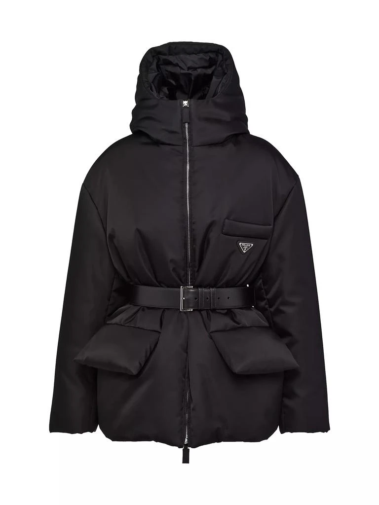 Prada Re-Nylon Hooded Down Jacket 1