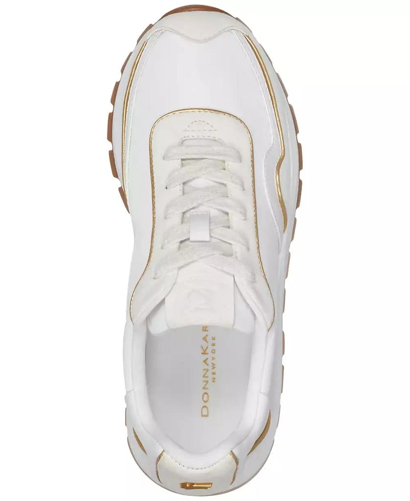 Donna Karan Women's Binx Mixed-Media Lace-Up Sneakers 4