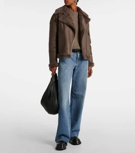 Yves Salomon Meteo shearling-lined leather jacket 2