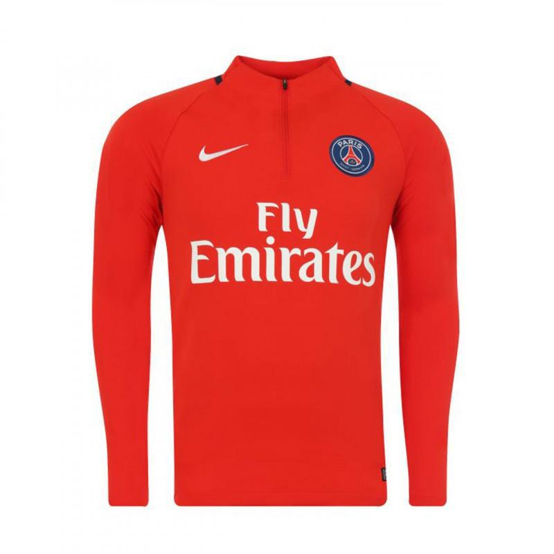 Nike Maillot De Football Paris Saint Germain Dri Fit Squad Drill 854524 676 Rouge Homme XL Knitwear BeyondStyle