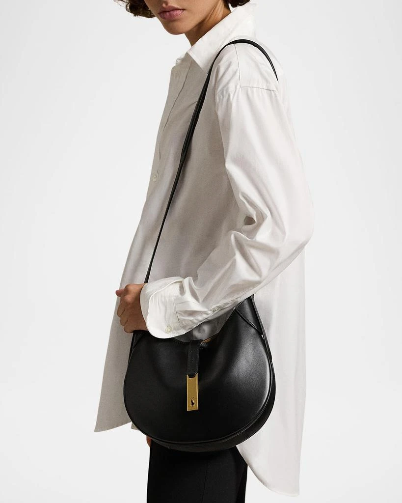 Ralph Lauren Small Sport Leather Shoulder Bag 2