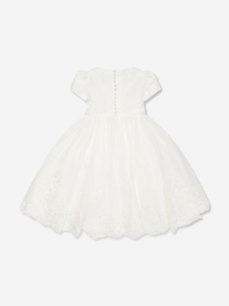 Sarah Louise Sarah Louise Girls Ceremonial Ballerina Length Dress in Ivory