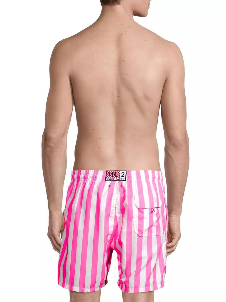 Mc2 Saint Barth Striped Drawstring Swim Shorts 5