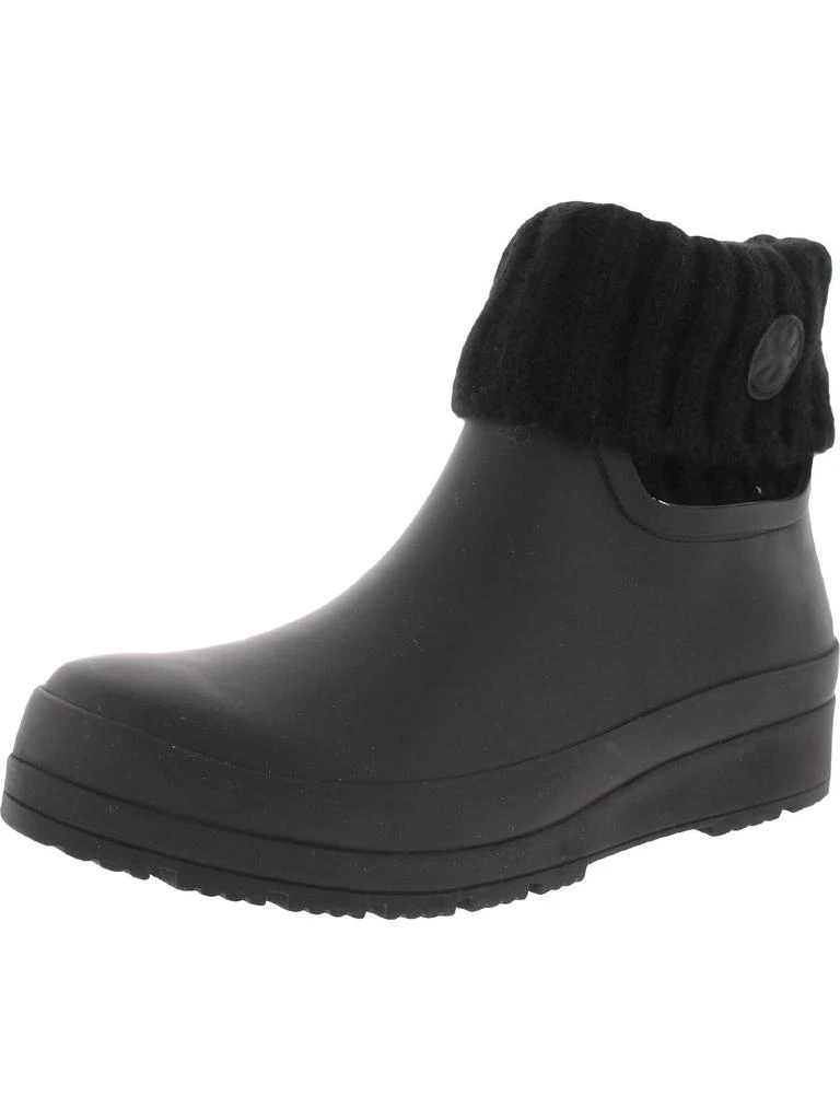 Splendid Womens Rubber Wedge heel Rain Boots 1