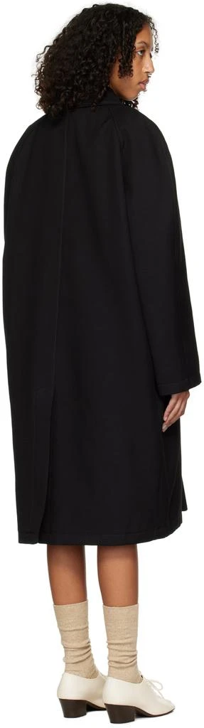 LEMAIRE Black Crombie Coat 3