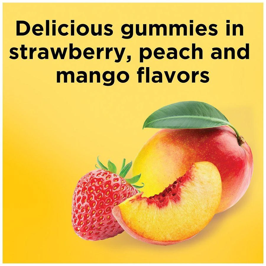 Nature Made Vitamin D3 2000 IU (50 mcg) Per Serving Gummies Strawberry, Peach
Mango 10