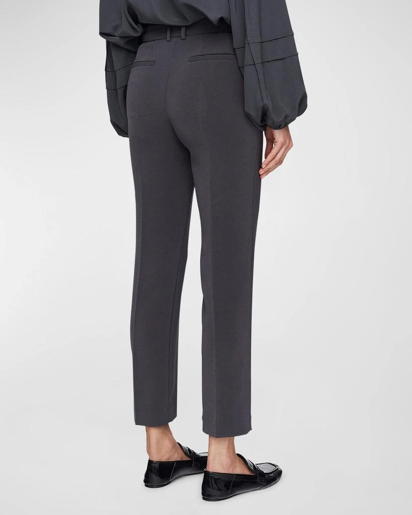 Joseph Coleman Cropped Slim Crepe Pants 4