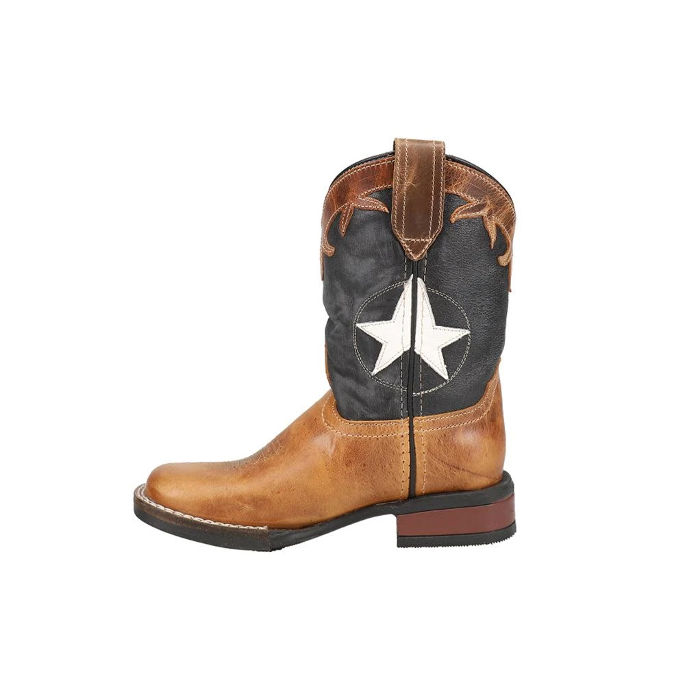 Roper Monterey Star Square Toe Cowboy Boots (Little Kid-Big Kid) 3