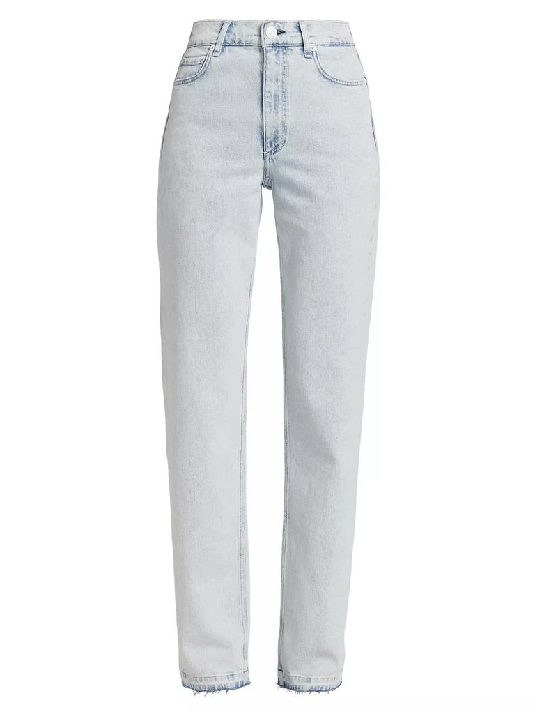 Rag & Bone Harlow Mid-Rise Straight-Leg Jeans 1