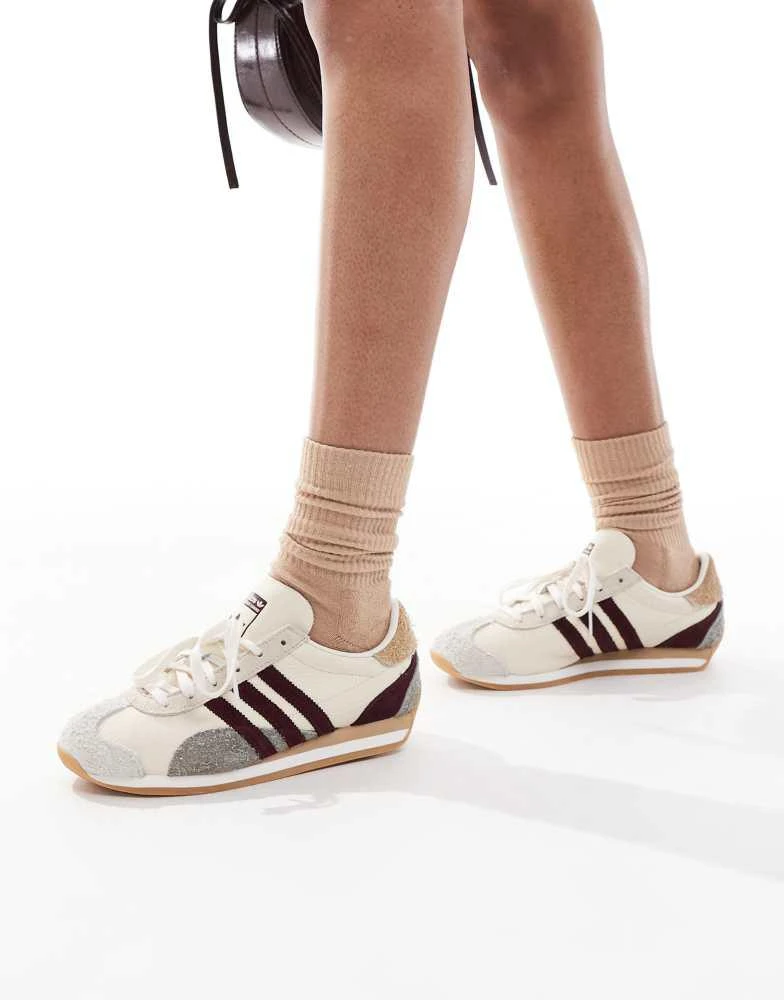 Adidas adidas Originals Country OG trainers in white and burgundy - Sneakers  - Compare Prices from 5+ Stores - Free Shipping - BeyondStyle