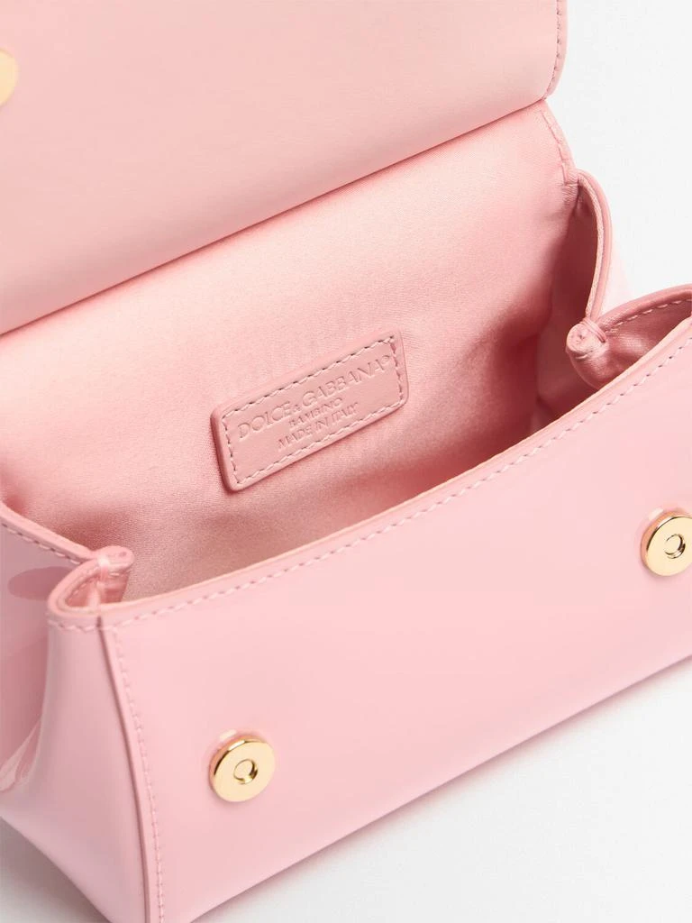 Dolce & Gabbana Sicily Patent Leather Shoulder Bag 4