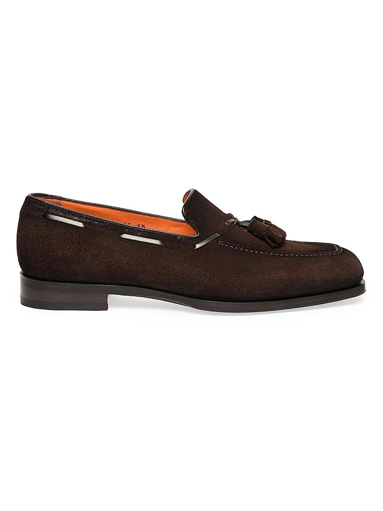 NEW Santoni Paine Men\'s Soft Suede Loafers (with box & dust bags) size 11 $720 Men main image 4