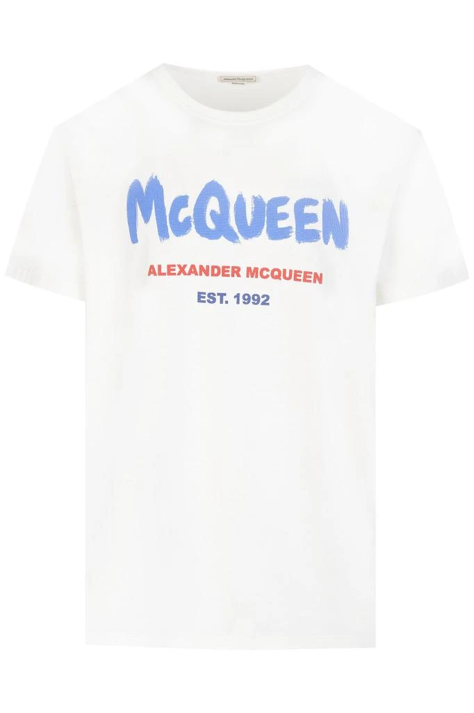 Alexander McQueen Graffiti Print T-Shirt 1