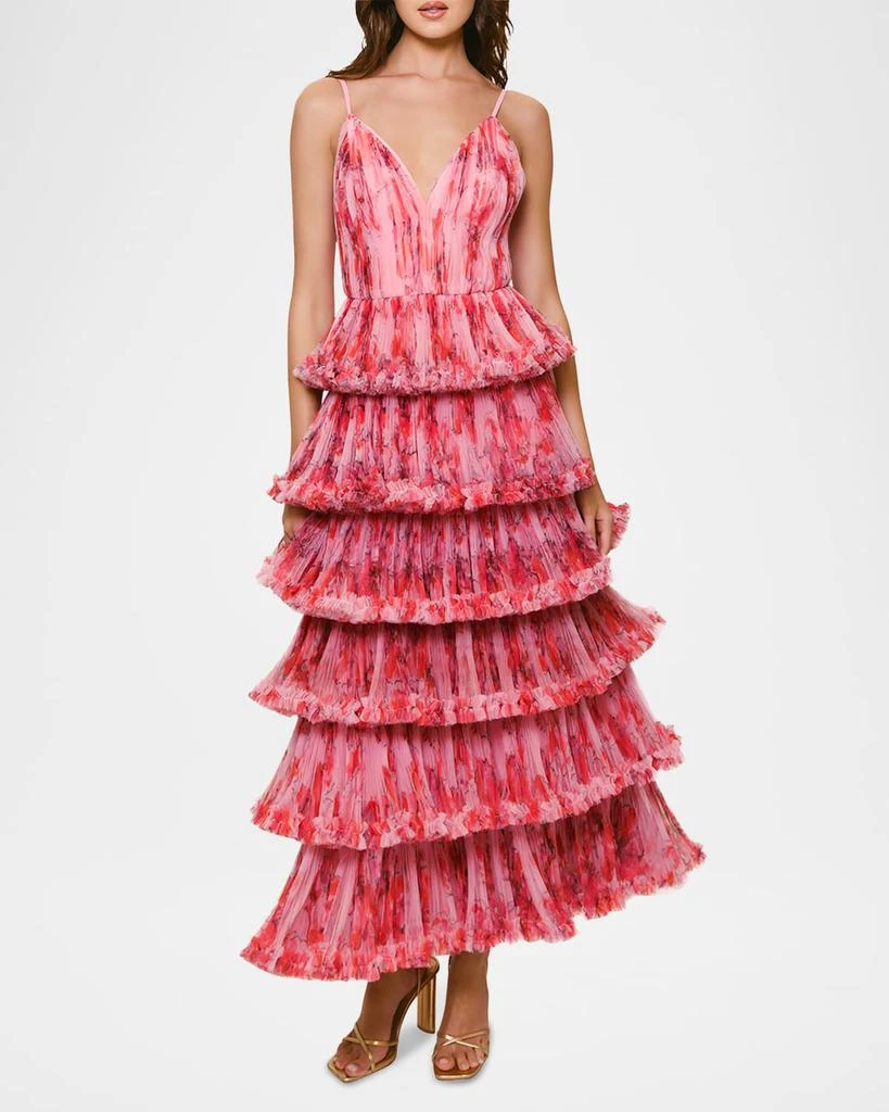Hutch Sasha Pleated Ruffle Tiered Tulle Gown - Dresses & Skirts - Compare  Prices from 5+ Stores - Free Shipping - BeyondStyle
