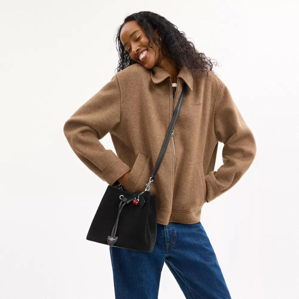 Coach Rowan Bucket Bag With Cherry Charm 2